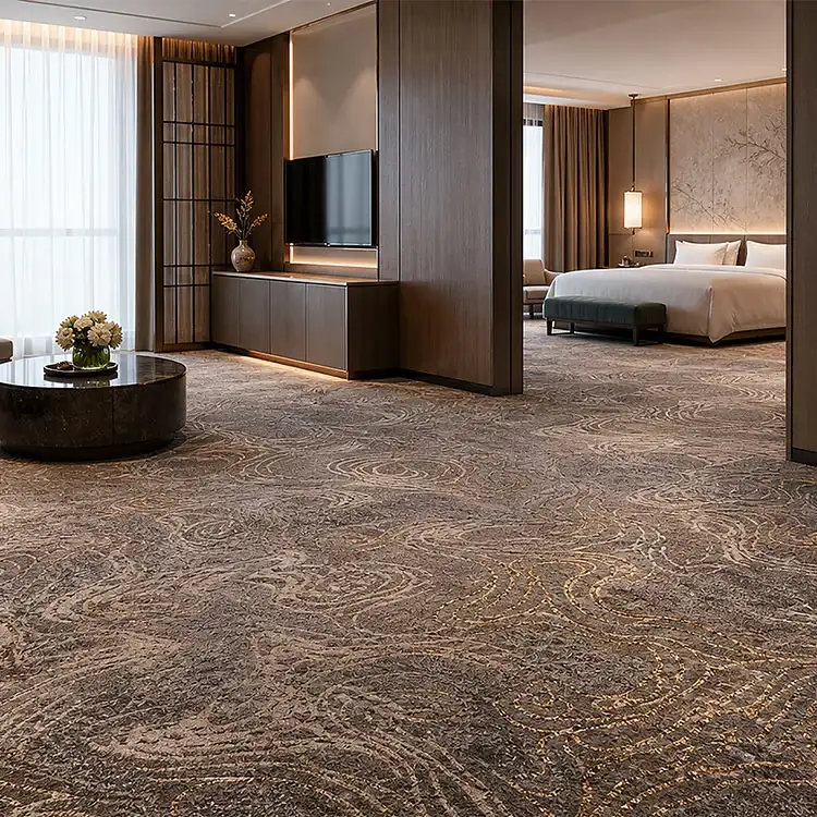 Изготовленный на заказ ковер Broadloom для отеля