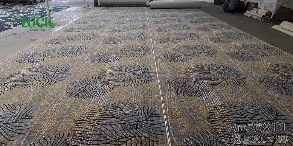 Nylon Printed Wall To Wall Carpet For Corridors